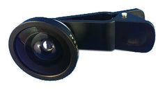 Clip on wide angle lens